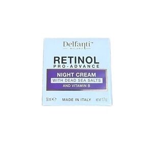 Delfanti Milano Retinol Pro- Advance Night Cream with Dead Sea Salt & Vitamin B